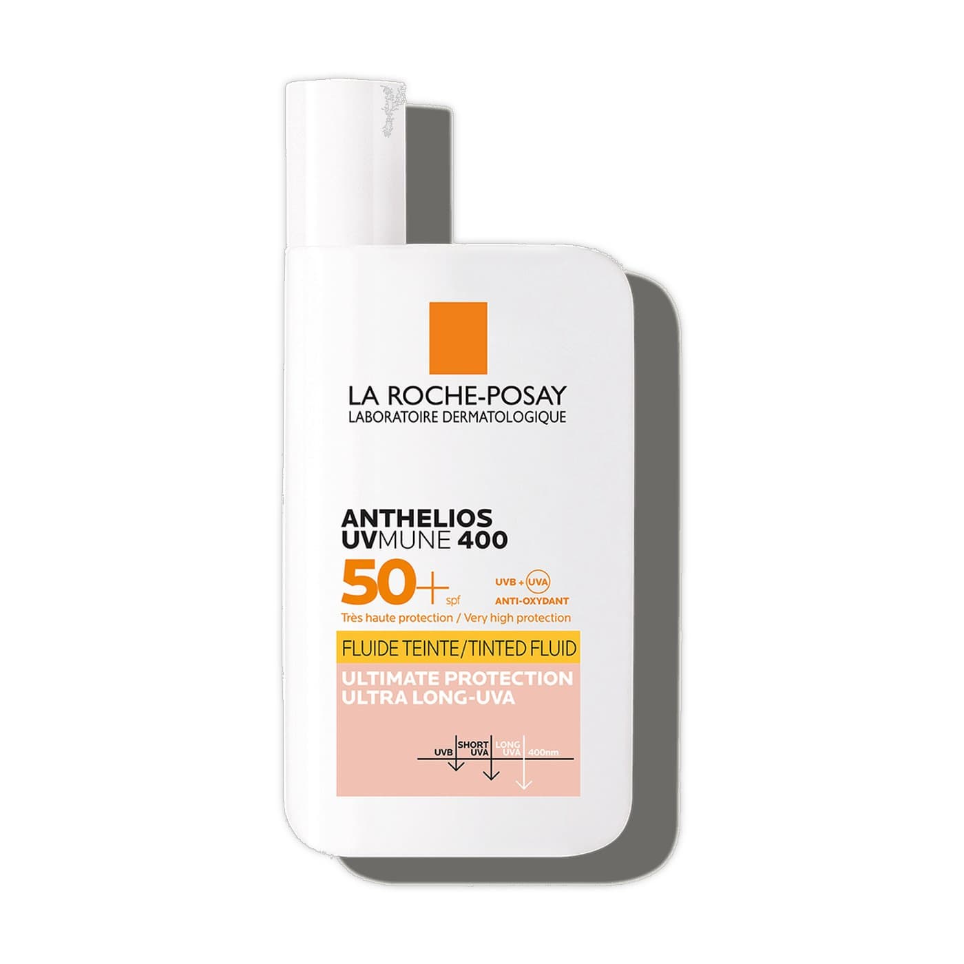 Anthelios UVMune 400 Tinted Fluid SPF50+ product photograph